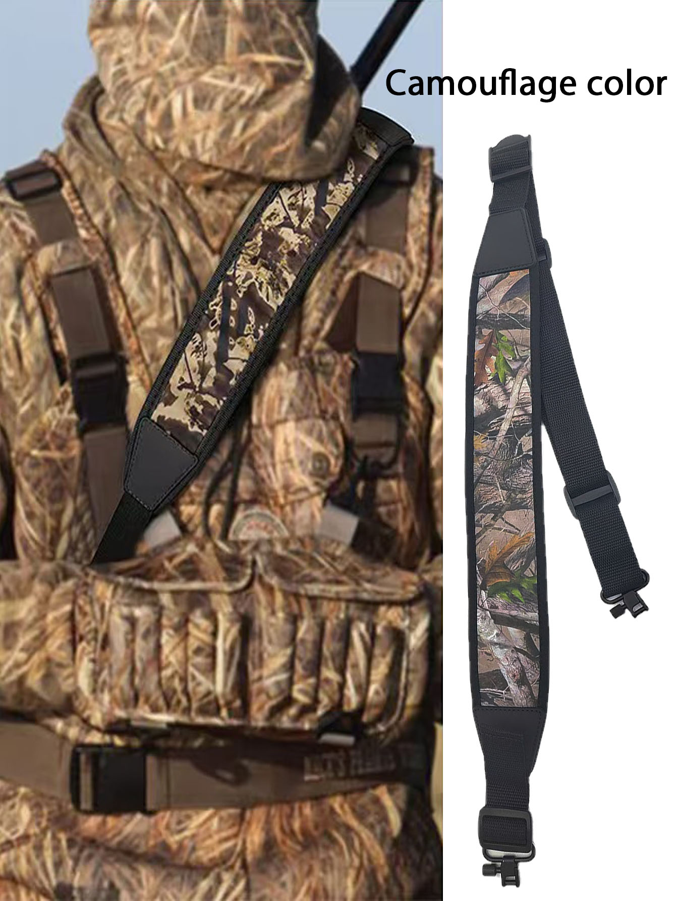 Hunting Outdoors - Correa de Hombro para Caza, Multifuncional,