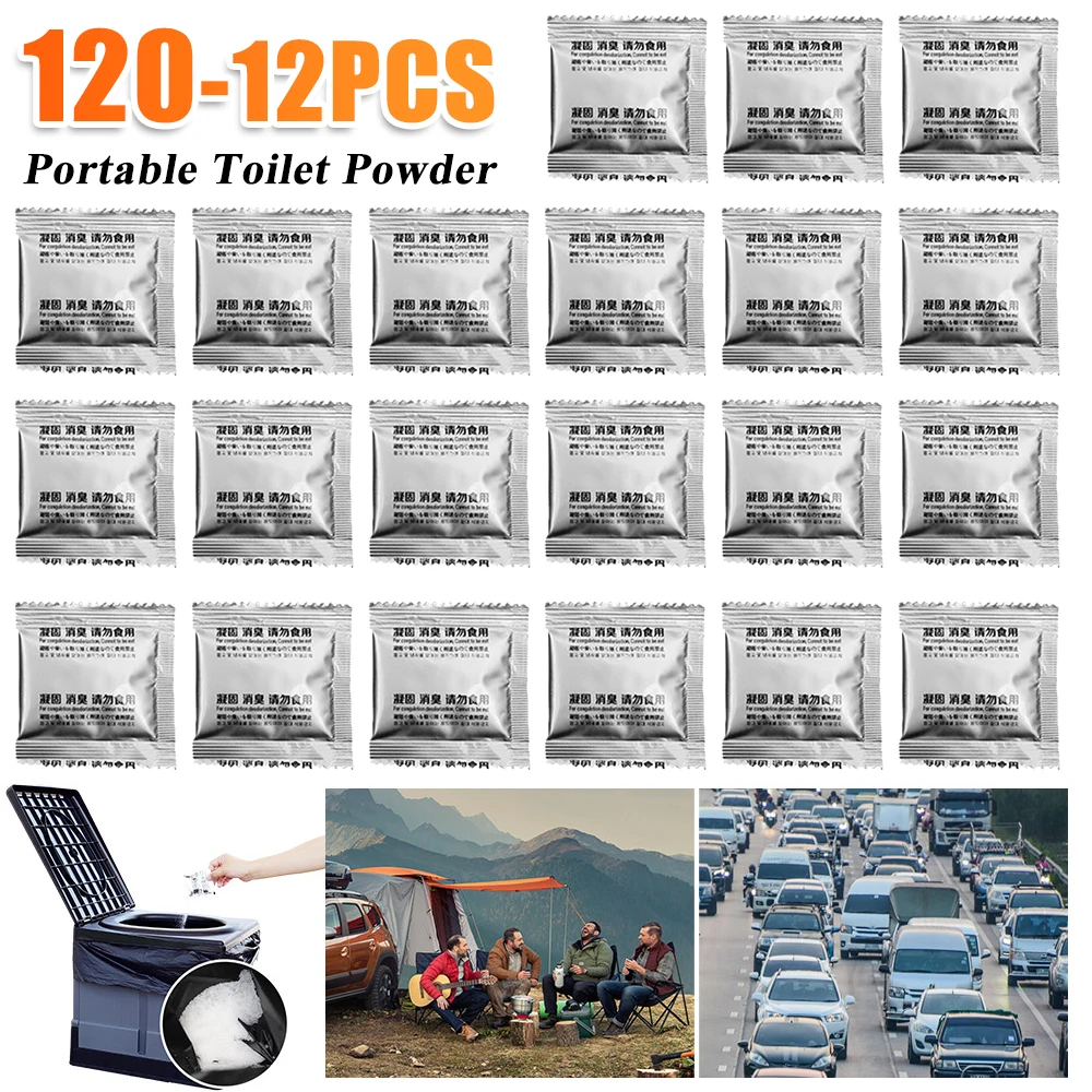 Outdoor Hunting Toilet - 120-12 Uds. Productos químicos para inodoro