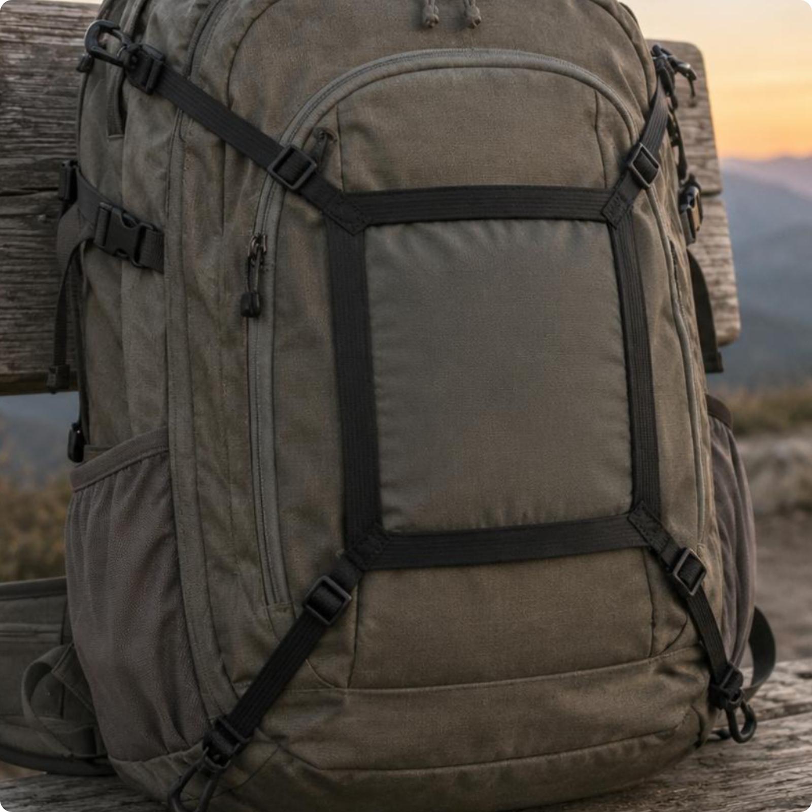 Outdoor Hunting Gear Store - Soporte para casco para mochila, diseño