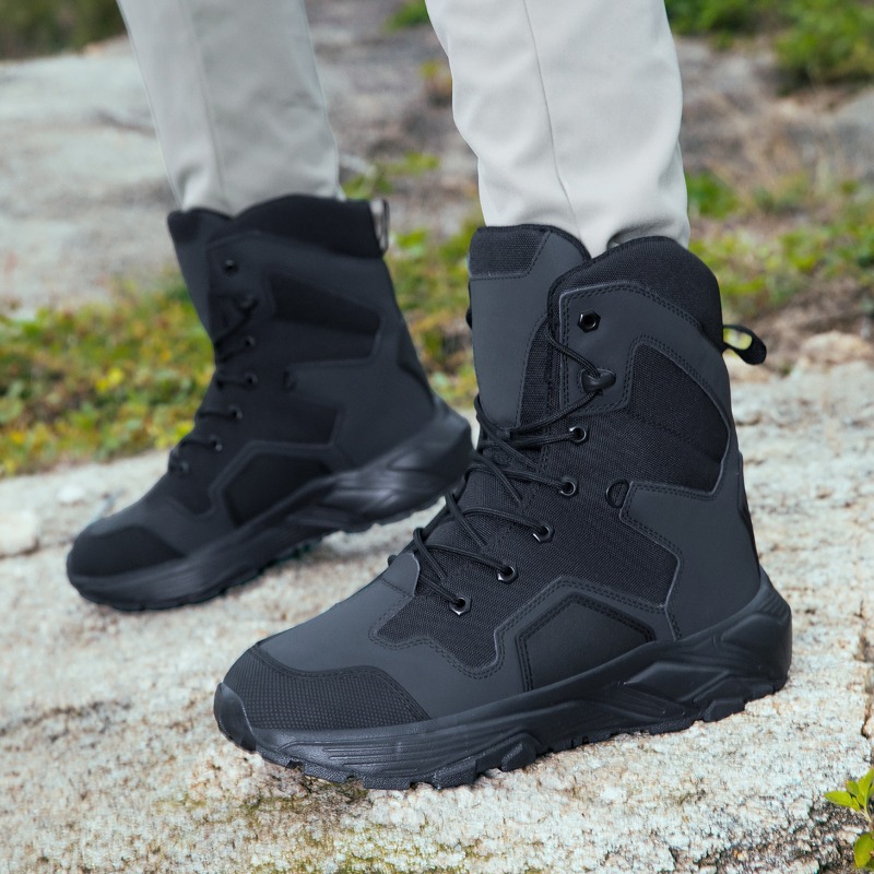 Wildman Hunting & Outdoor Linton'S Corner Silver Lakes - Botas tácticas para hombre con cordones,