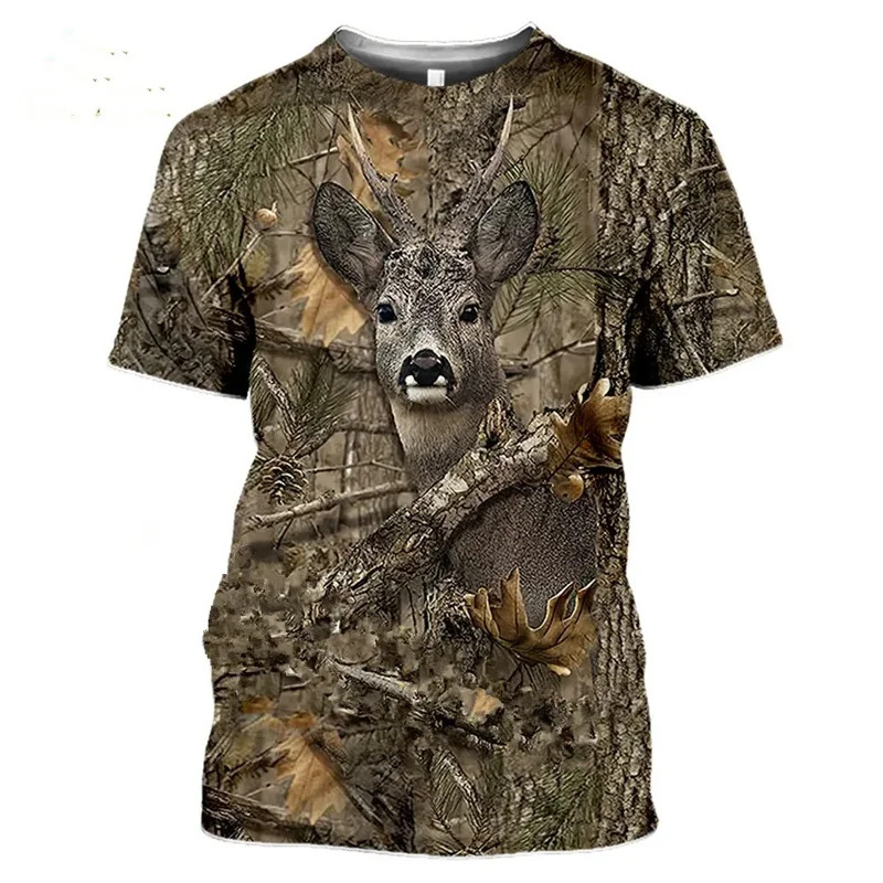 Wildman Hunting & Outdoor Linton'S Corner Silver Lakes - Camiseta 3D de Camuflaje de Jabalí