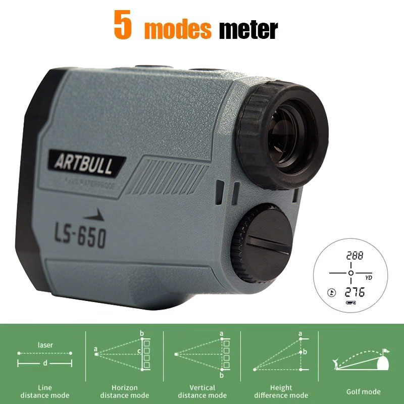 ARTBULL con bloqueo de bandera - Rangefinder Laser Hunting reseña y precio