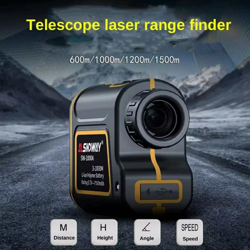 Telémetro láser Monocular, med - Rangefinder Laser Hunting reseña y precio