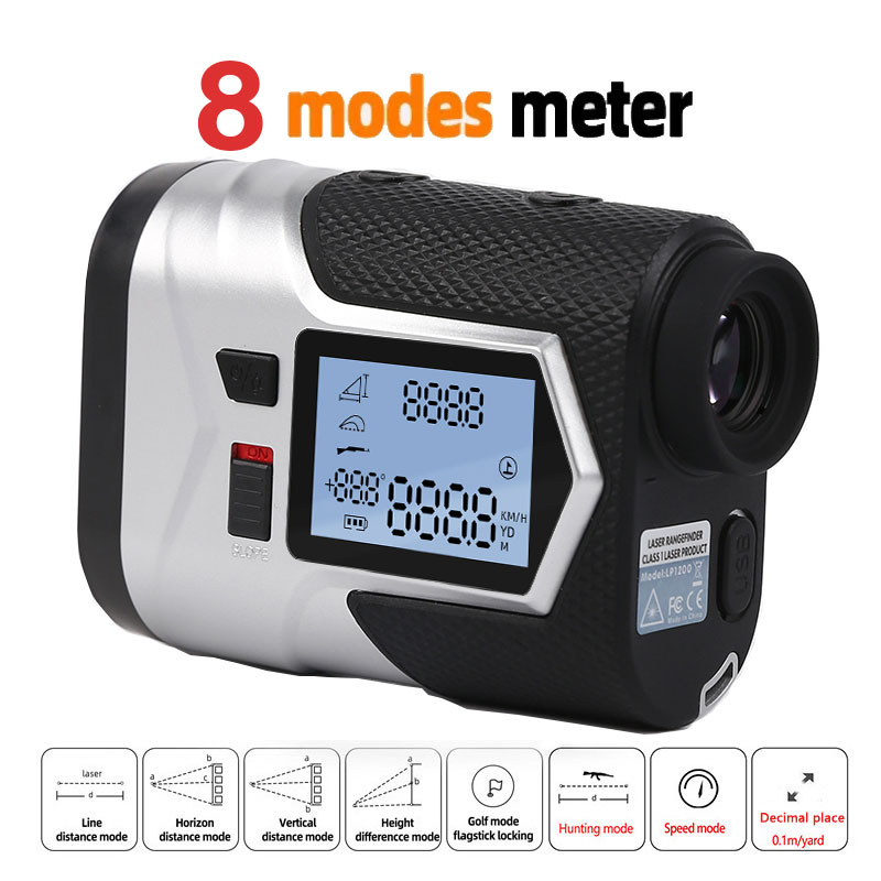 8 modos recargables con interr - Rangefinder Laser Hunting reseña y precio