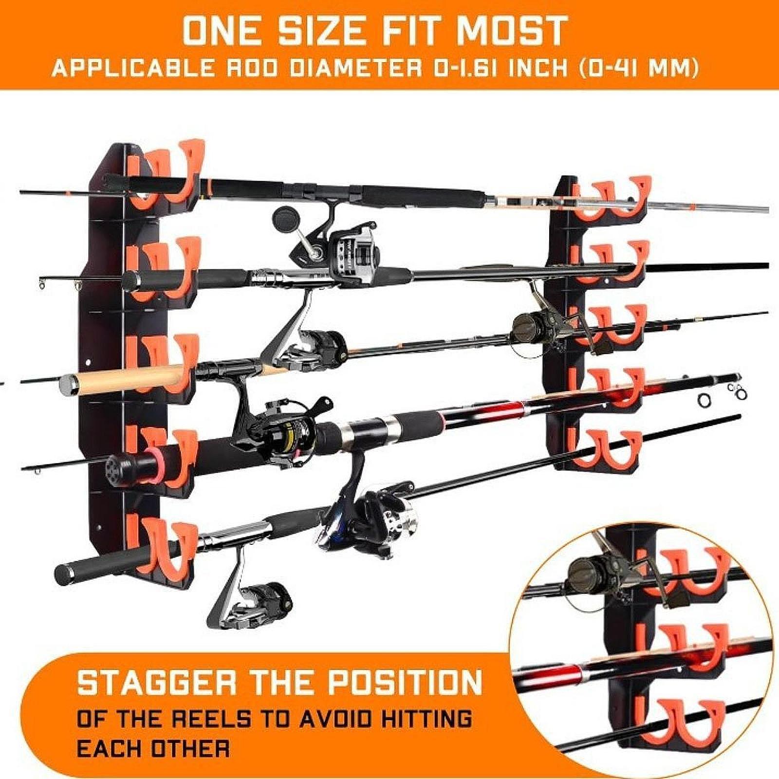 Soporte de pared para cañas de - Outdoor Hunting Gear Store reseña y precio