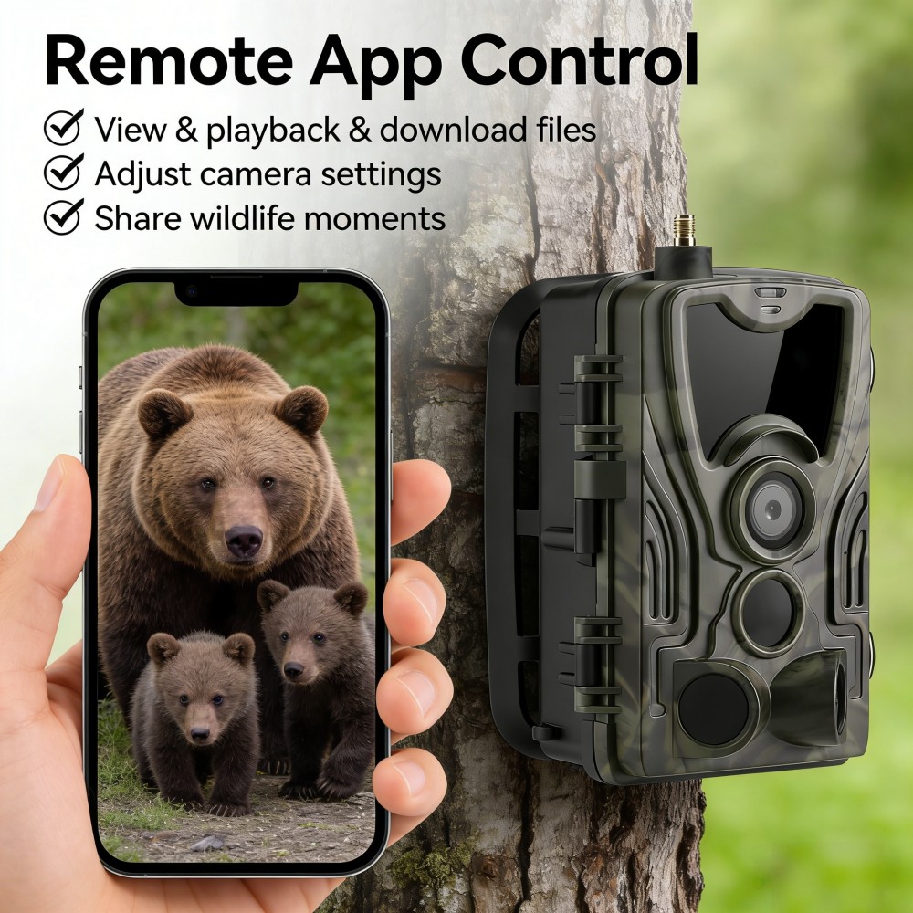 Cámara de Caza 4G 4K 120MP con - Outdoor Hunting Video Camera reseña y precio