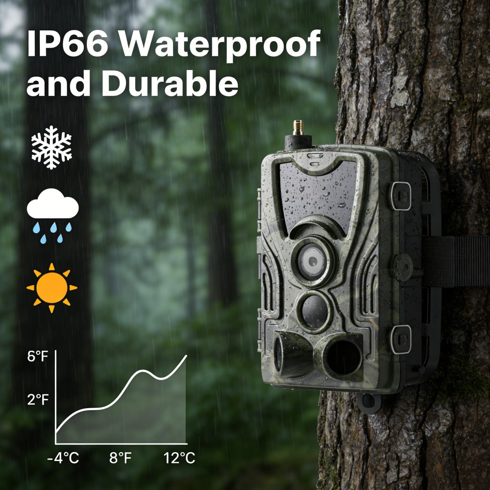 Cámara de Caza 4G 4K 120MP con - Outdoor Hunting Video Camera reseña y precio