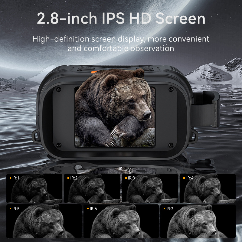 Binoculares digitales de visió - Outdoor Hunting Digital Night Vision reseña y precio