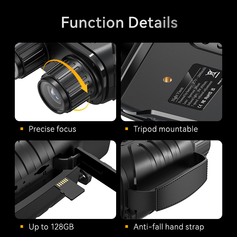 Binoculares digitales de visió - Outdoor Hunting Digital Night Vision reseña y precio