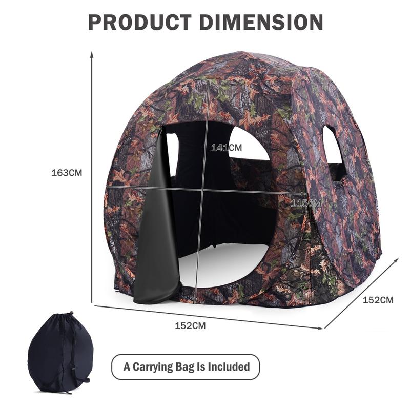 Carpa de Caza Plegable para 3  - Hunting Outdoors reseña y precio