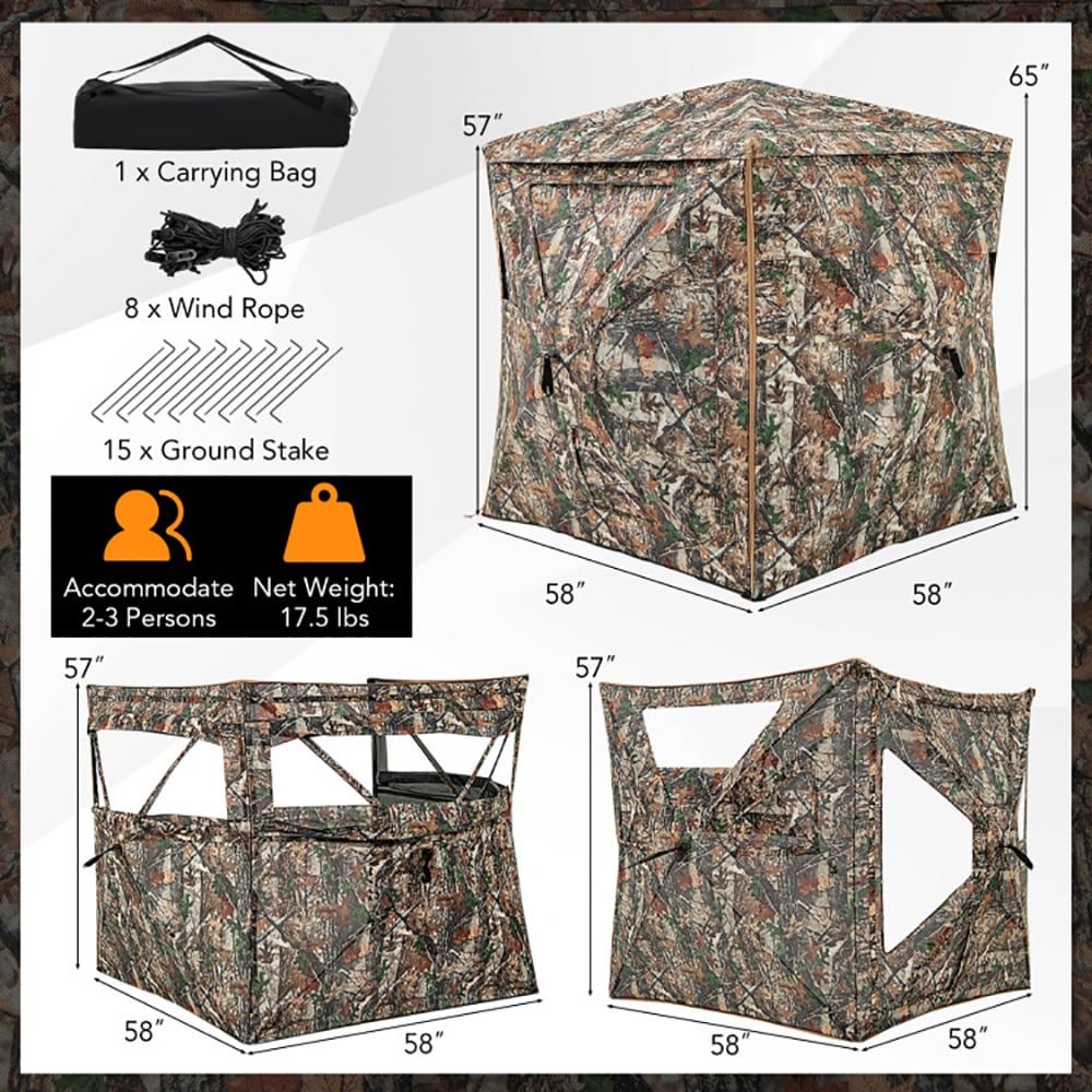 Refugio de Caza Desmontable 5  - Hunting Outdoors reseña y precio
