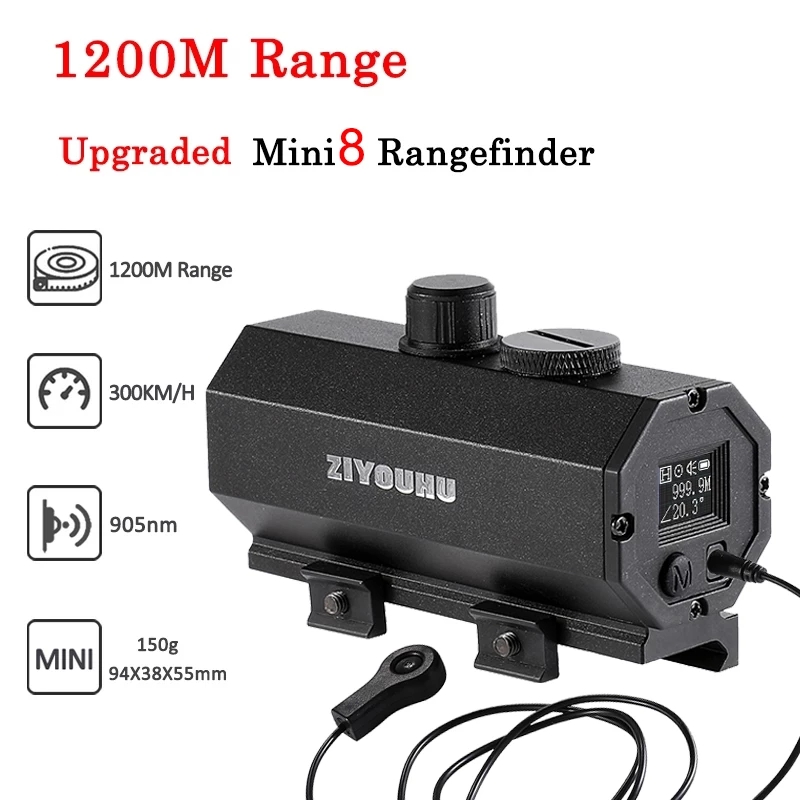 ZIYOUHU-MINI8 Caza Sniper telé - Rangefinder Laser Hunting reseña y precio