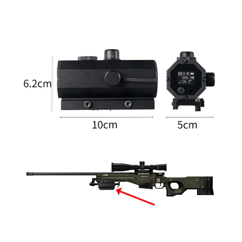 Dispositivo de alcance enchufa - Rangefinder Laser Hunting reseña y precio