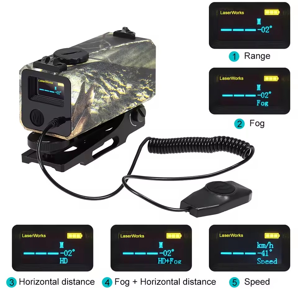Mini telémetro automático láse - Rangefinder Laser Hunting reseña y precio